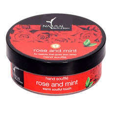 Image result for natural bath and body rose and mint hand souffle